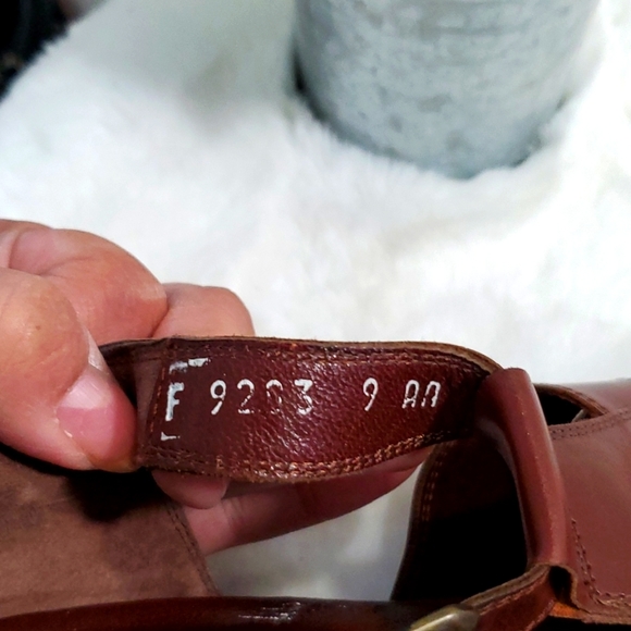 Vintage Cole Haan Chestnut Brown Fisherman Shoes - Picture 6 of 7